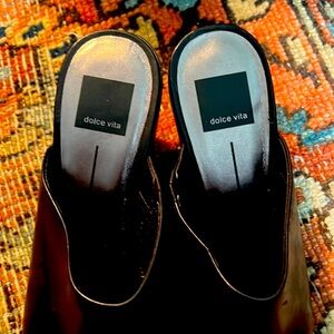 Dolce Vita, black mules. 3” heel height. Size 9. Never worn. Block heel.